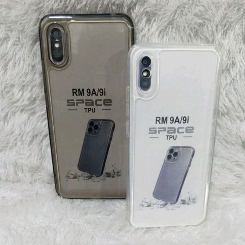 Softcase Casing Xiaomi REDMI 9A/9i Silikon Casing Bening Transparan TPU Sepase Pelindung Belakang HP
