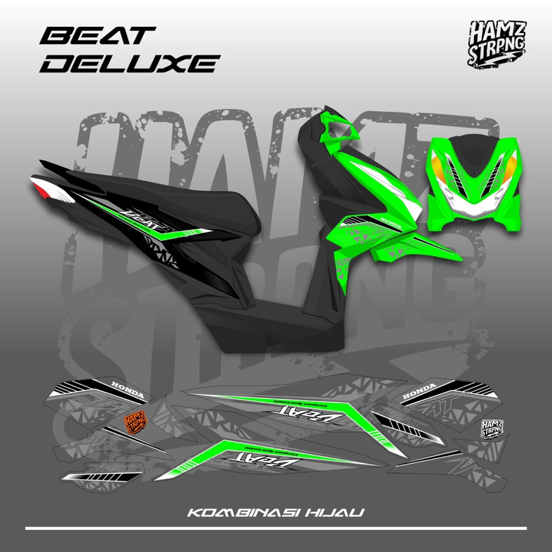 Transparan Beat Deluxe 2020-2024 Motif Segitiga Hits Warna