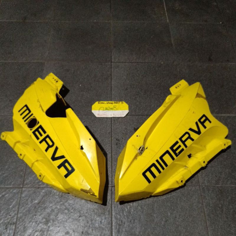 Sayap Bodi Fairing bawah Minerva MX 150 : RX 150 ; mx150 , rx150 ORIGINAL 2nd