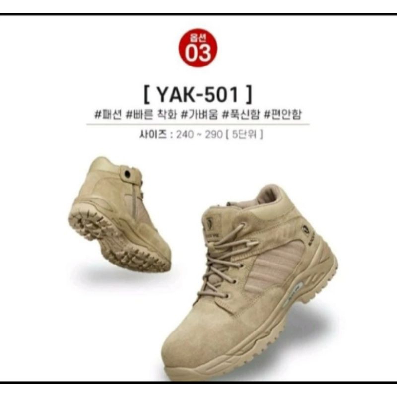 Sepatu Safety BLACK YAK 501 ORIGINAL BY Made In Indonesia Eksport Korea