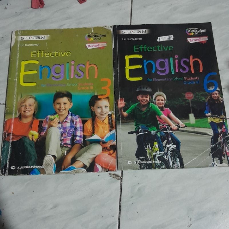 EFFECTIVE ENGLISH GRADE 1 2 3 4 5 6 PENERBIT CV. PUSTAKA ANDROMEDIA