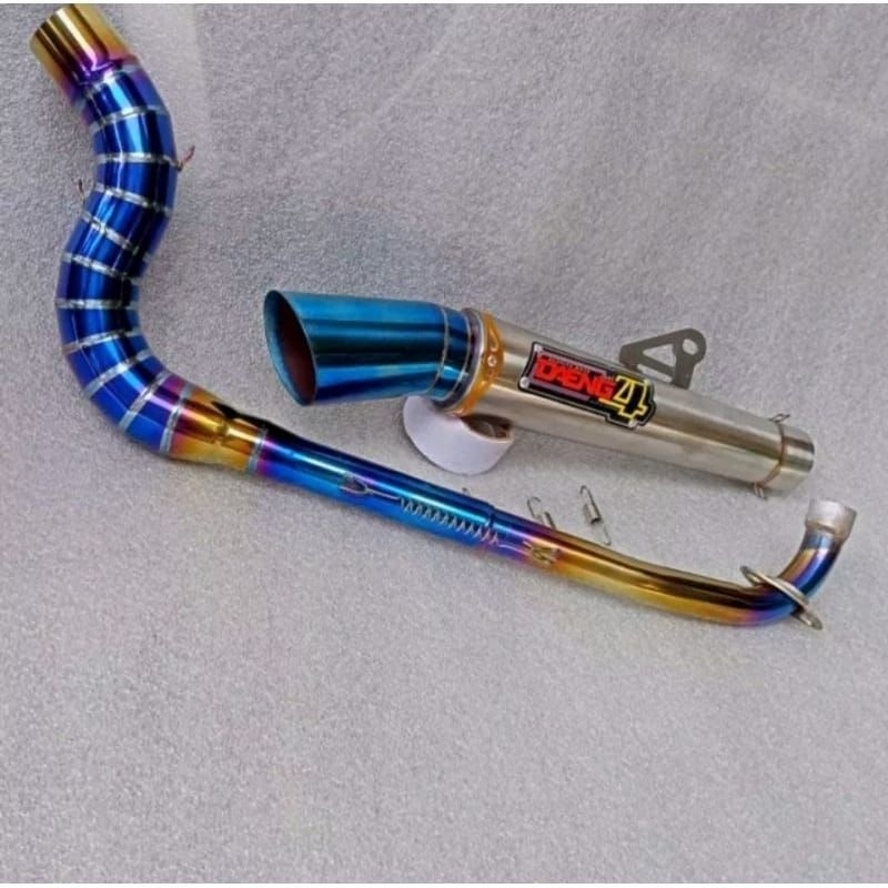 knalpot racing daeng sai4 motor Supra Vega Jupiter