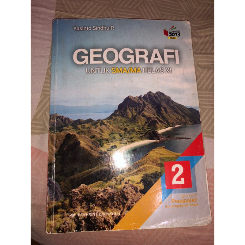 BUKU PAKET GEOGRAFI KELAS 11 SMA KELAS 2 IPS PENERBIT ERLANGGA