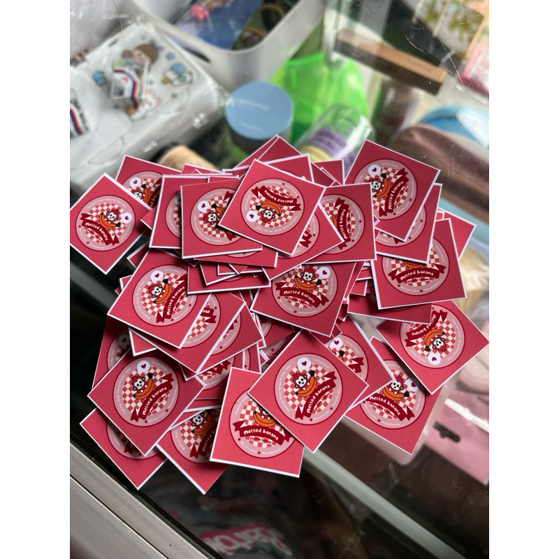 

stiker label produk