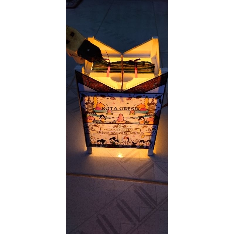 Lampu Lampion Damar Kurung Sedang EKONOMIS