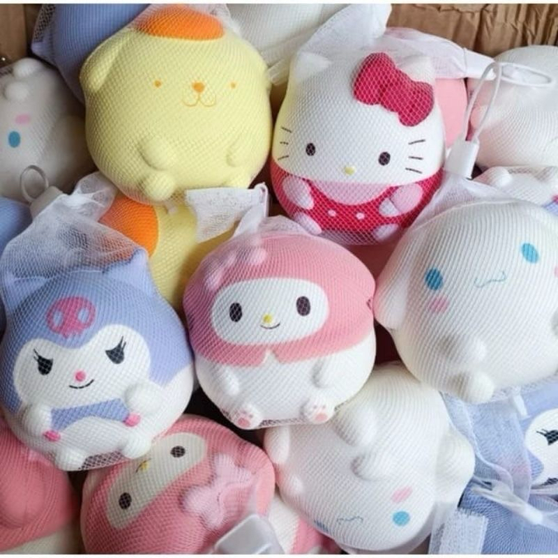Mainan anak squishy sanri boneka pencet squishy jumbo kuromi