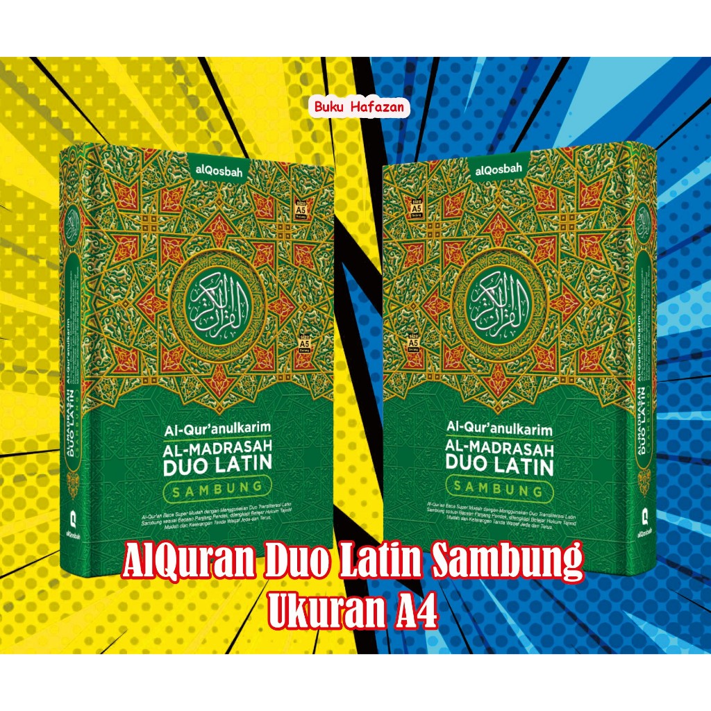 Al Quran Al Madrasah Duo Latin Terjemahan A4 / alquran terjemahan dan tajwid besar a5