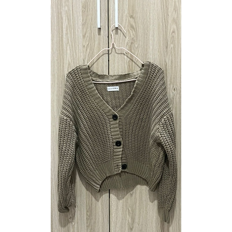 leviora knit cardigan rajut