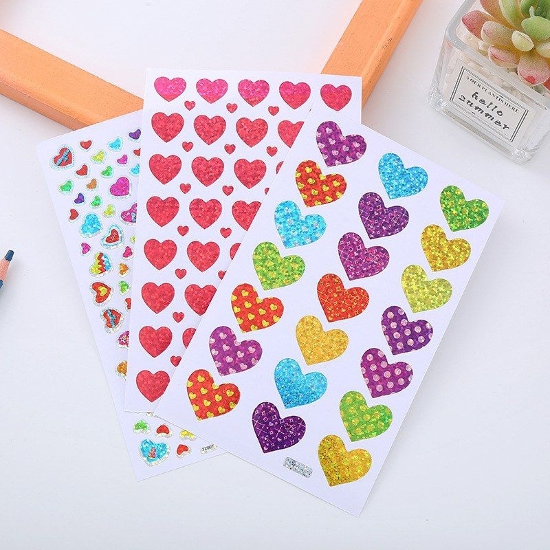 

BARU!! 1 LEMBAR STIKER MOTIF LOVE COCOK UNTUK REWARD STICKER ATAU JOURNALING
