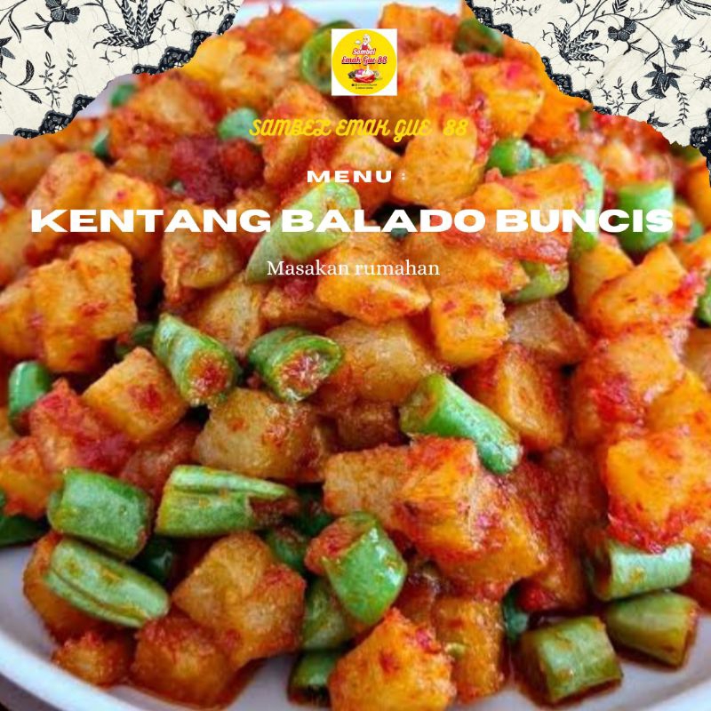 

KENTANG BALADO BUNCIS / PORSI 500ML ( MANTAP ,WAJIB COBA )