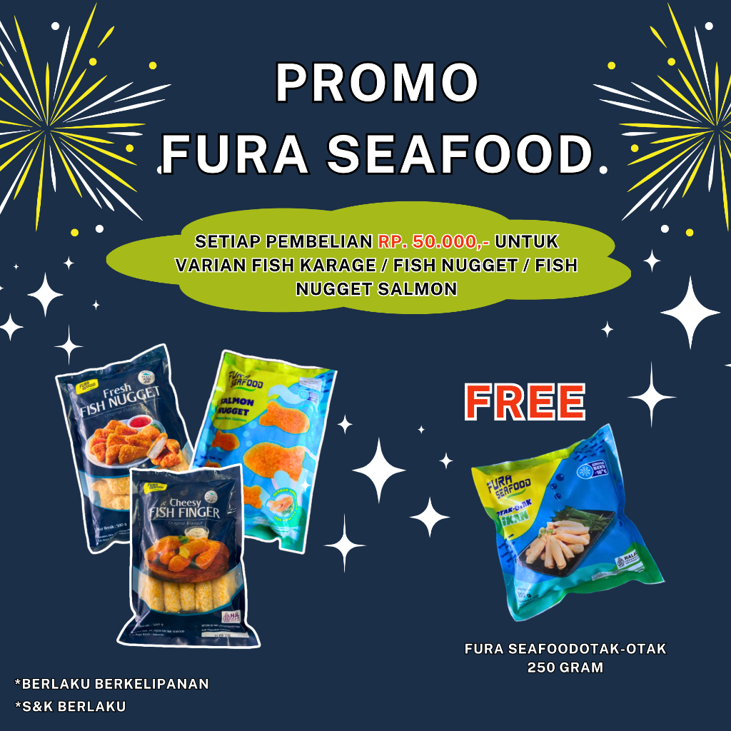 

FURA SEAFOOD CHEESY FISH FINGER 500 GR