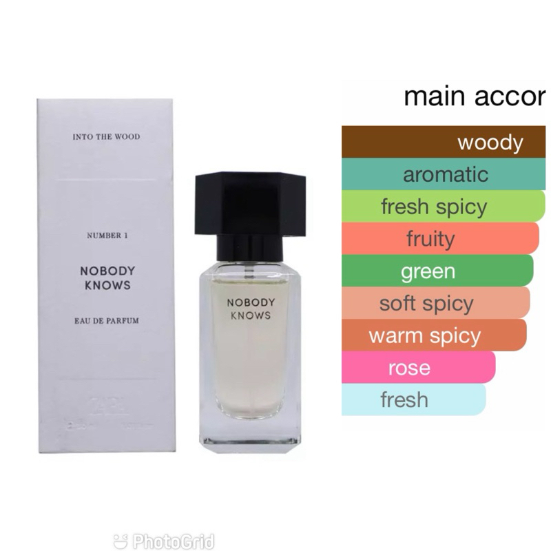 Zara nobody knows edp 30ml