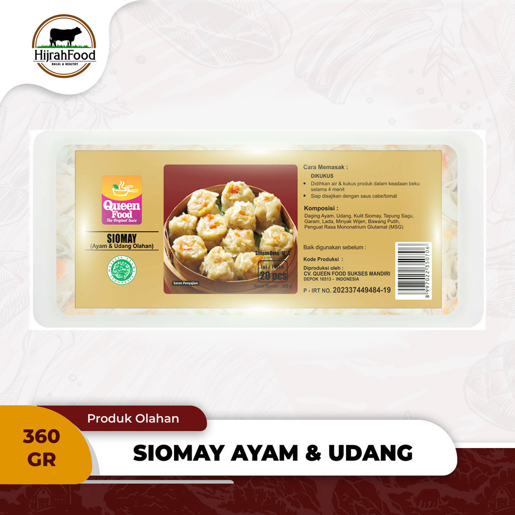 

Dimsum Siomay Ayam Udang Queen Food Chicken Shrimp Shiu May Dumplings