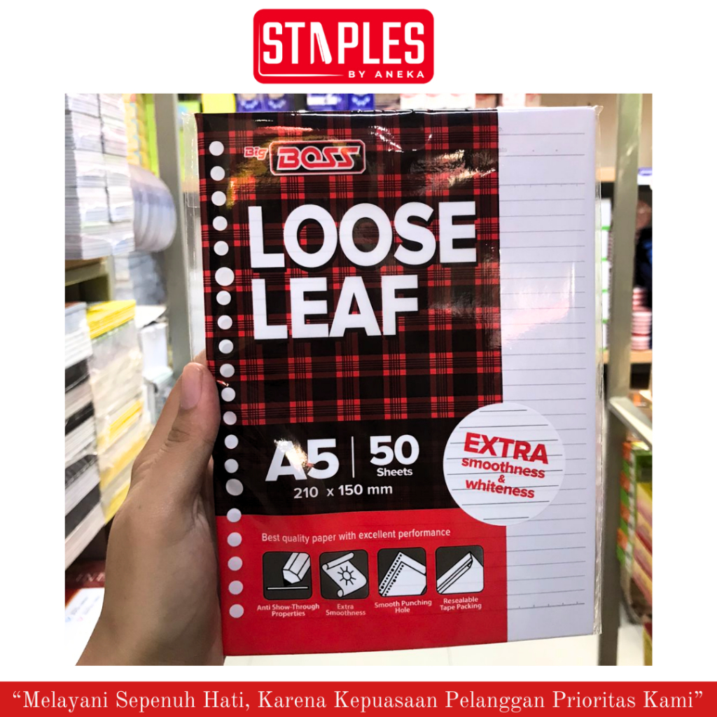 

Big Boss Loose Leaf A5 / Isi Binder A5 50 Lembar