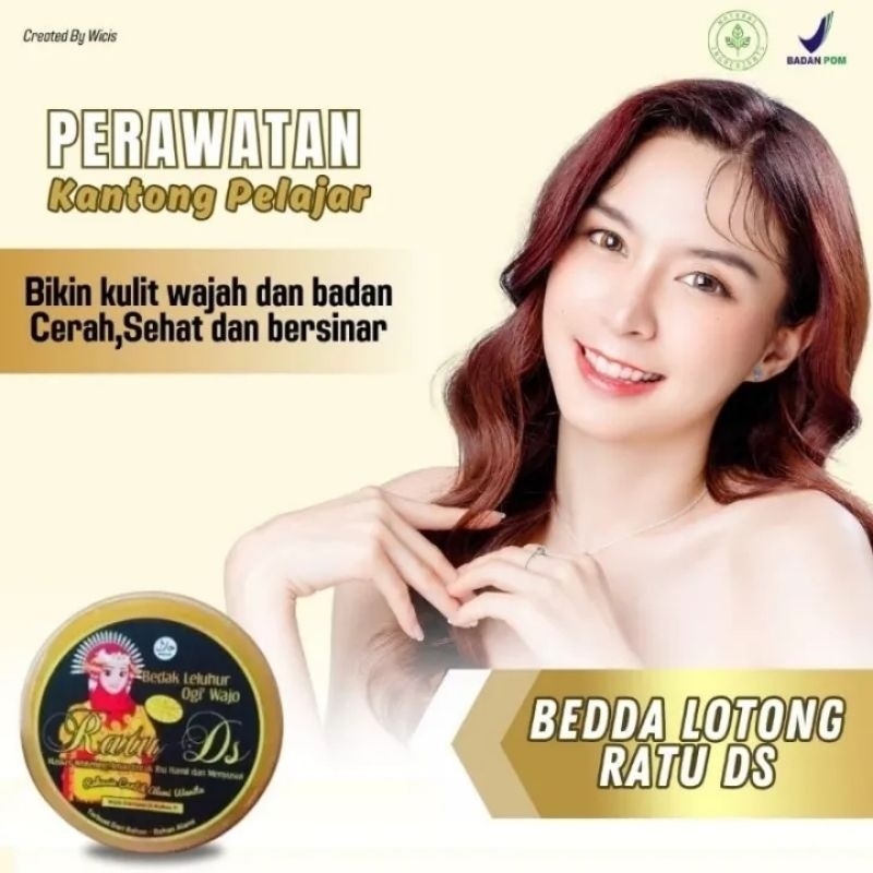 Ratu DS Lulur Bedda Lotong Lulur Bedak Leluhur Ogi Wajo 250gr