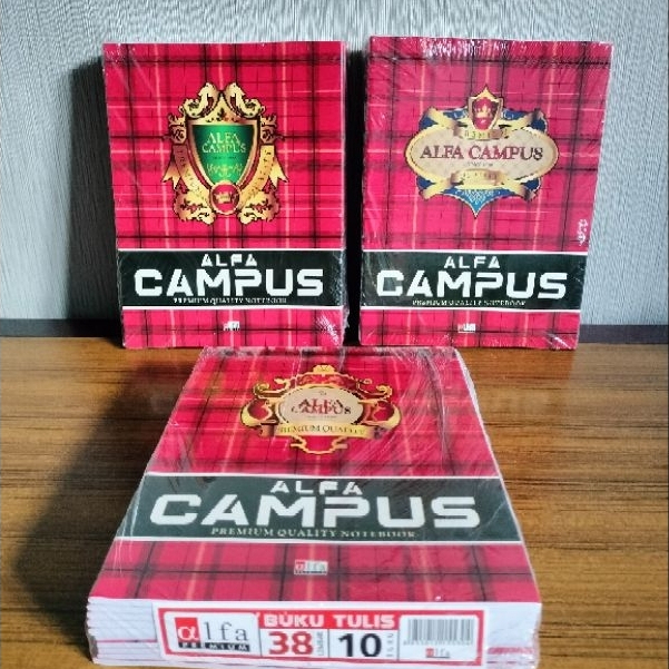 

ADFUNFANCY BUKU TULIS PENDEK ALFA CAMPUS 38 LEMBAR (10PCS) UKURAN KWARTO/PENDEK