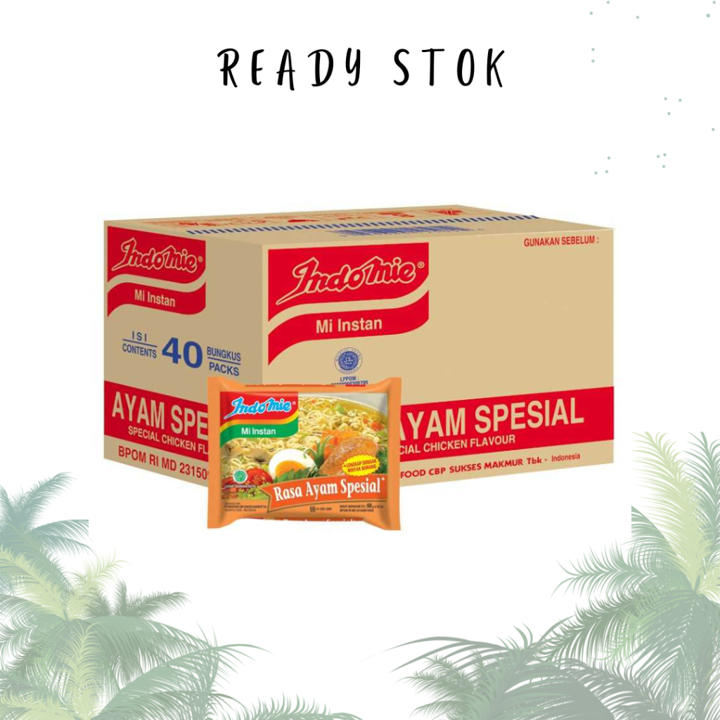 

MIE INSTAN/ INDOMIE AYAM SPECIAL 40x75gr