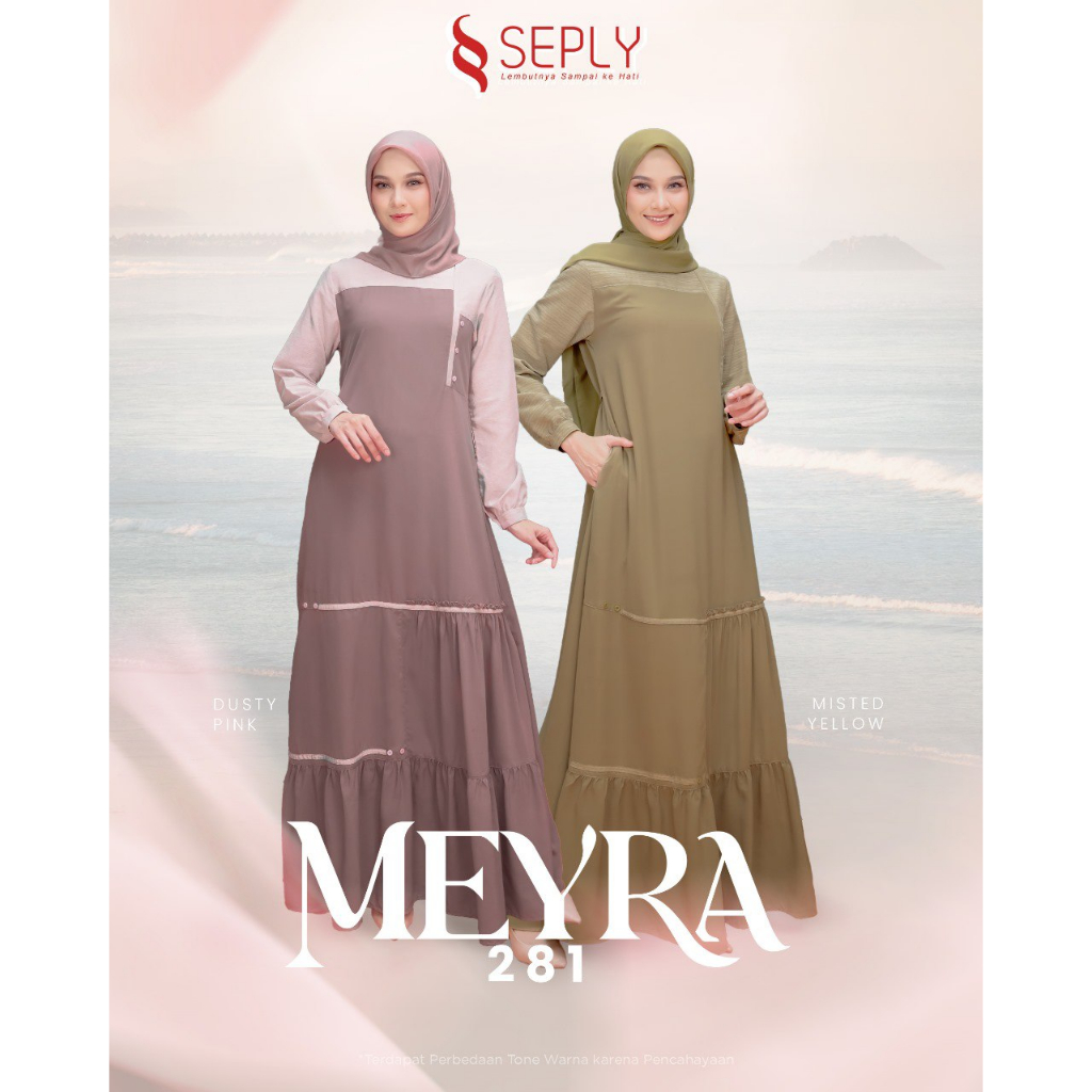 SEPLY Gamis Wanita Dewasa Meyra 281 Dress Wanita