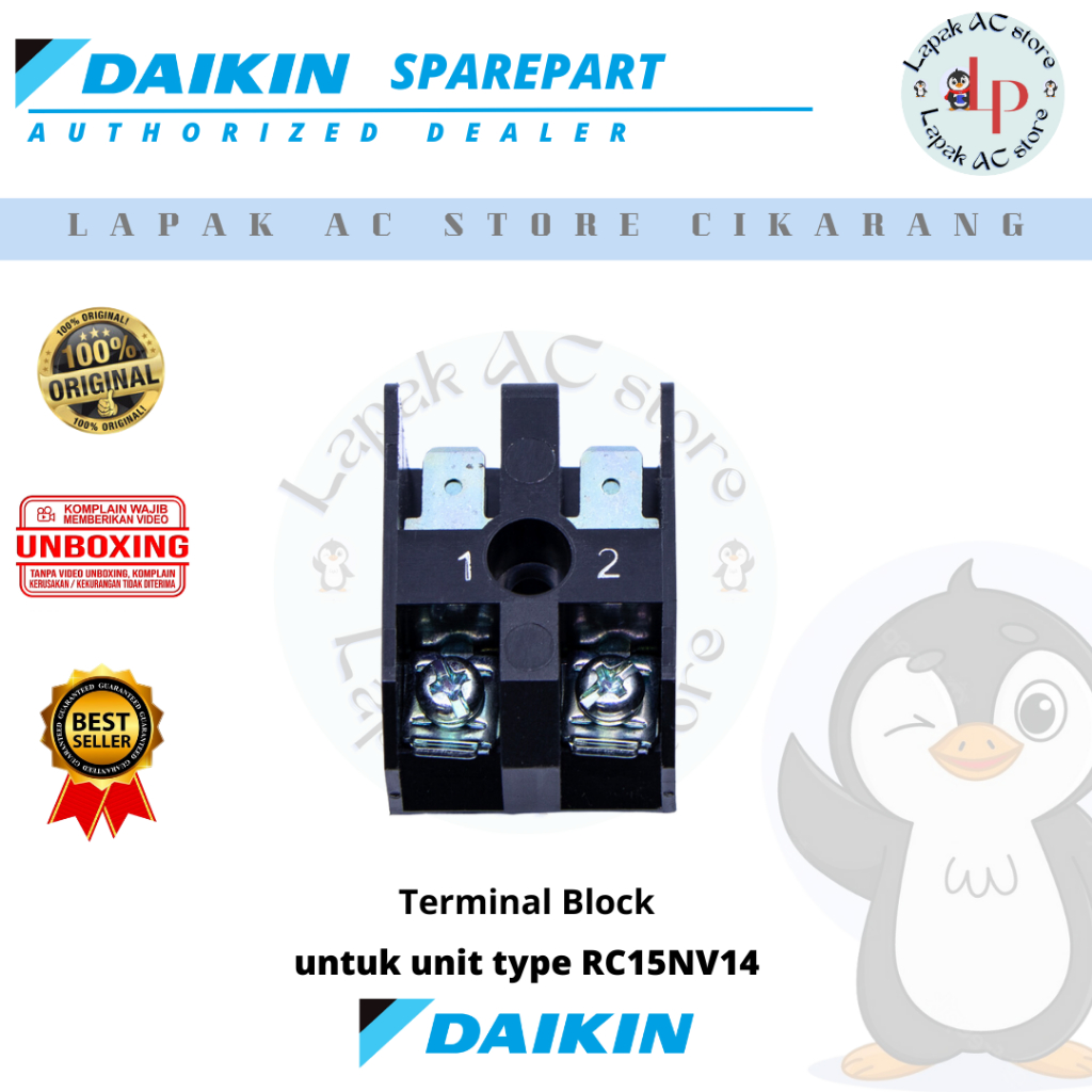 Terminal Block Outdoor AC DAIKIN Thailand 1/2 PK RC15NV14