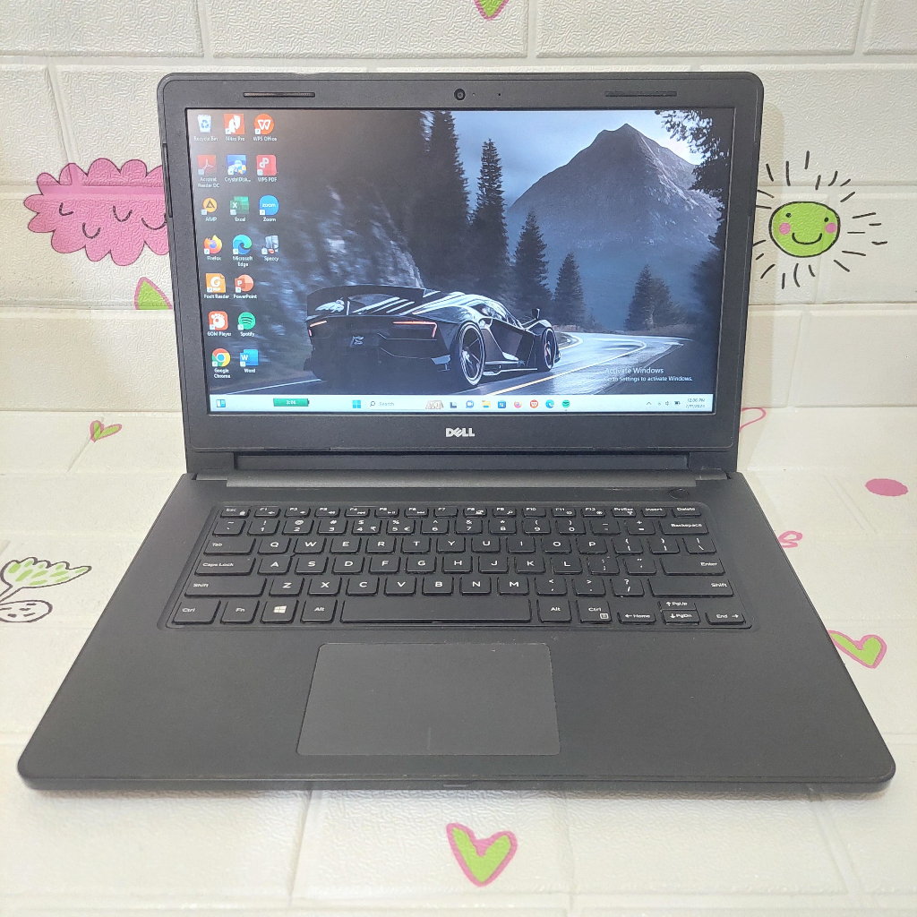 DELL INSPIRON 14-3467 intel core i5 gen 7 RAM 8GB SSD 256