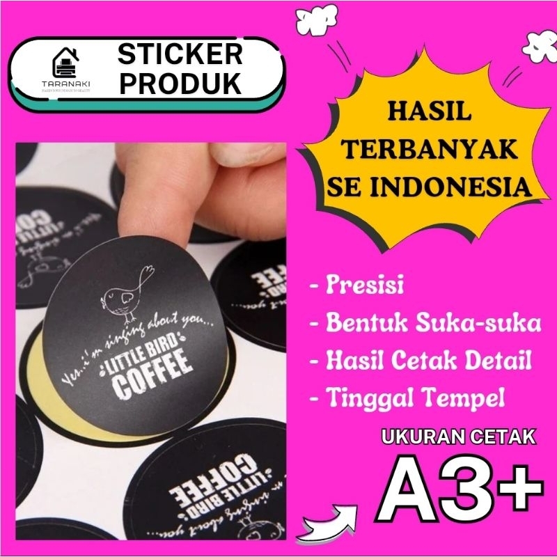 

CETAK STICKER CROMO / VINYL TAHAN AIR TERMURAH DAN TERBANYAK SE INDONESIA A3+ DIGITAL PRINTING CAMEL / STIKER PRODUK / LABEL KEMASAN / LABEL PRODUK / LABEL MAKANAN MINUMAN / LABEL PRODUK ORIGINAL / STICKER LABEL / BEKASI JAKARTA / CAMEL DIGIPRINT