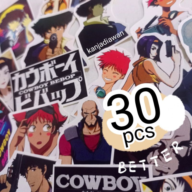 

Stiker Anime Cowboy Bebob 30 pcs Sticker set
