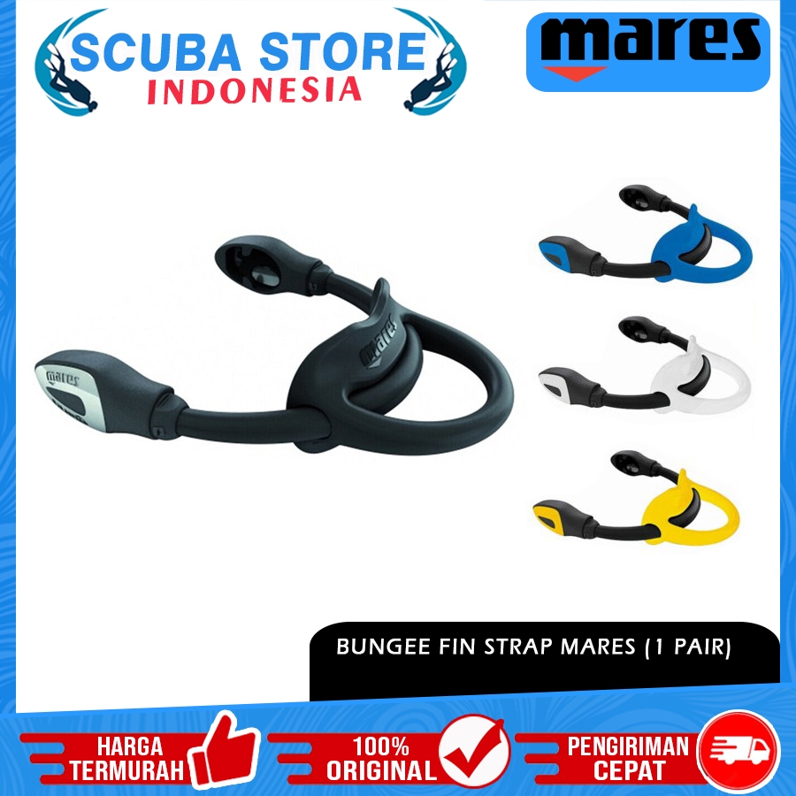 Bungee Fin Strap Mares 1 Pair Spare Part Fins Karet Kaki Katak Sepatu Scuba Diving Dive Selam