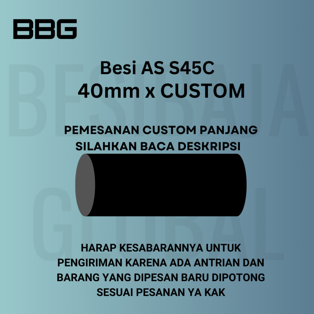 BESI AS S45C 40mm x CUSTOM
