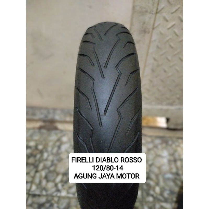 Ban 120/80-14 FIRELLI DIABLO ROSSO TUBELESS