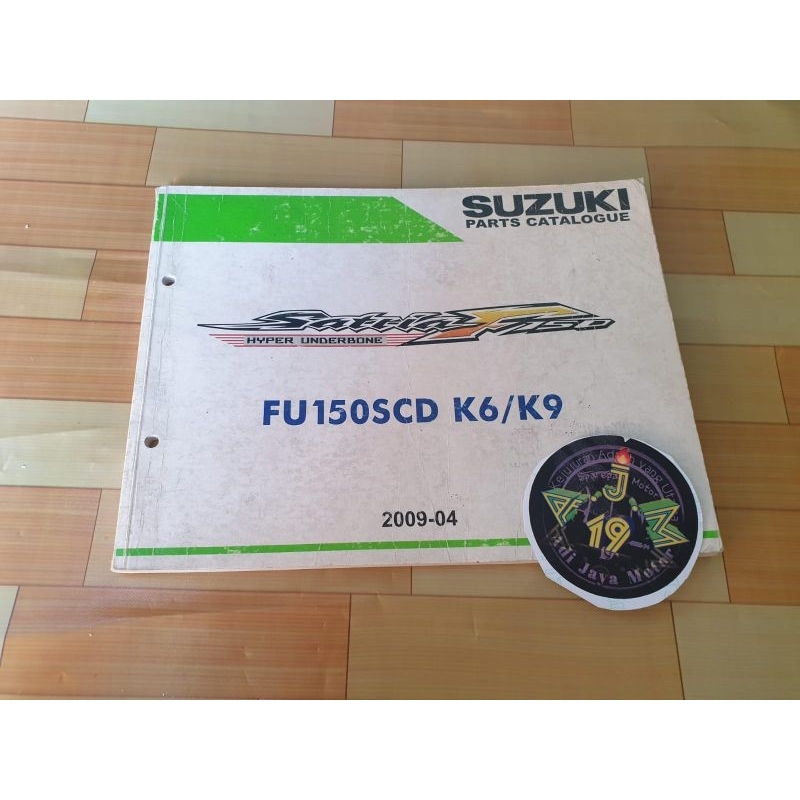 Buku Part Catalog Katalog Copian Suzuki Satria FU150 FU 150 2009