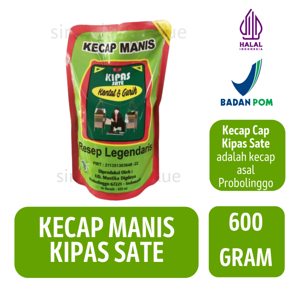 

Kecap Manis Cap Kipas Sate [600GR]