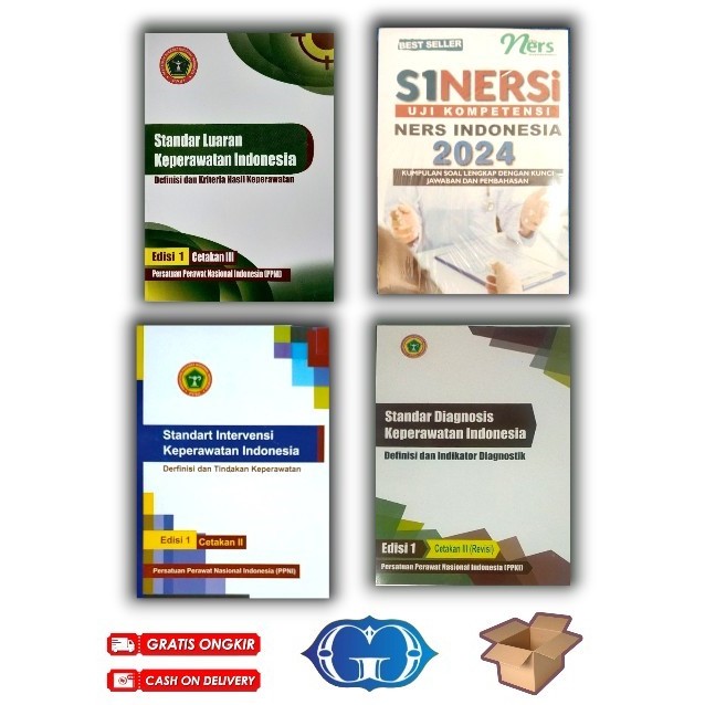 Paket 4 buku keperawatan 3S dan Sinersi 2024
