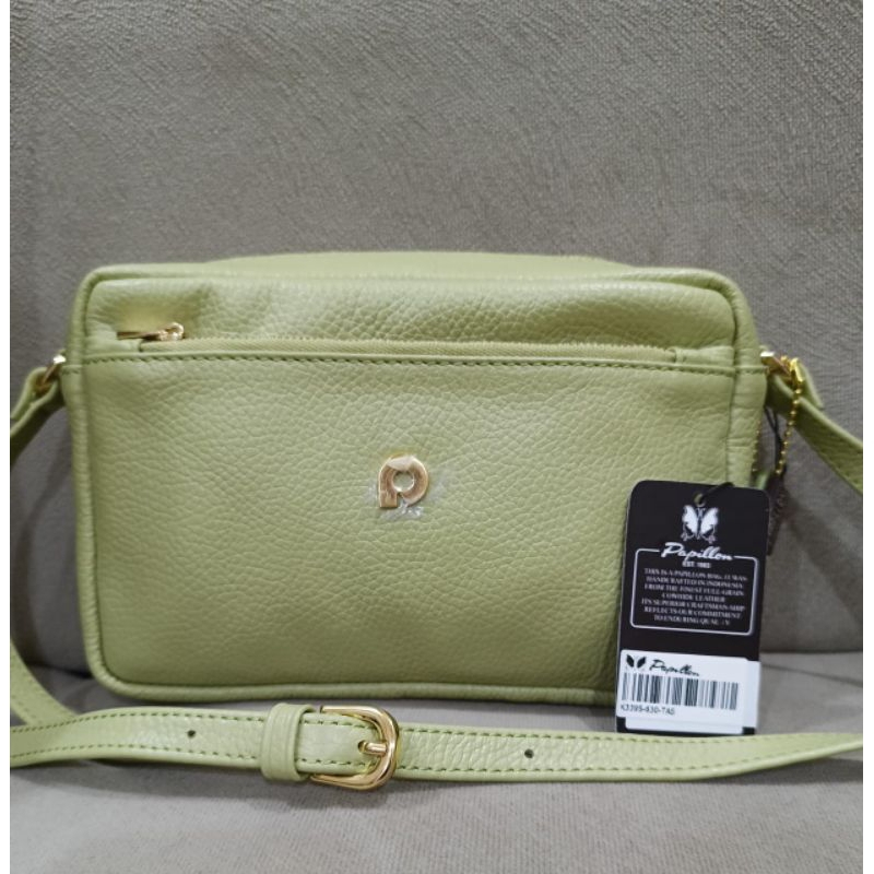 TAS SELEMPANG PAPILLON K 3395 READY BABY GREEN