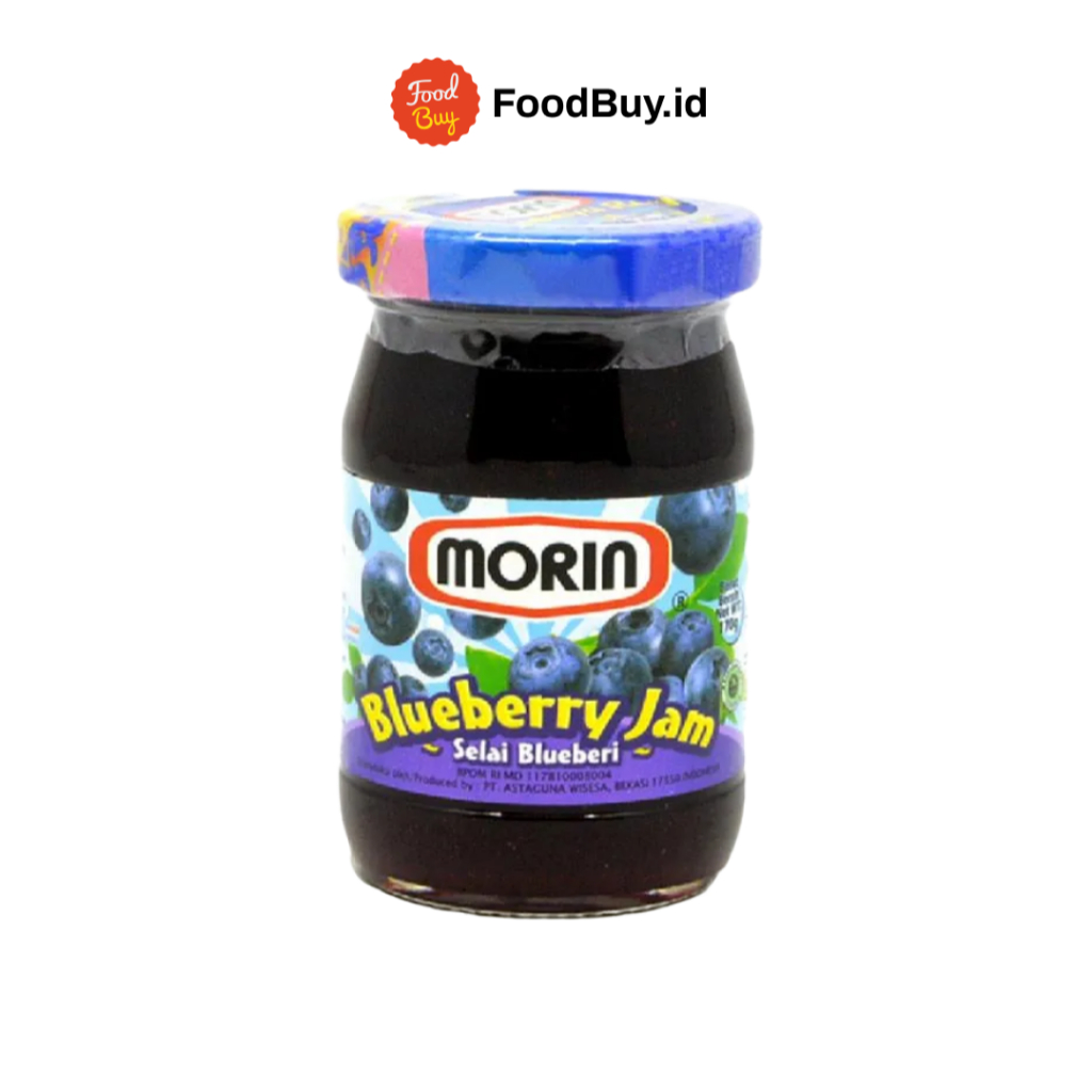 

Morin Blueberry Jam Selai Blueberi 170gr