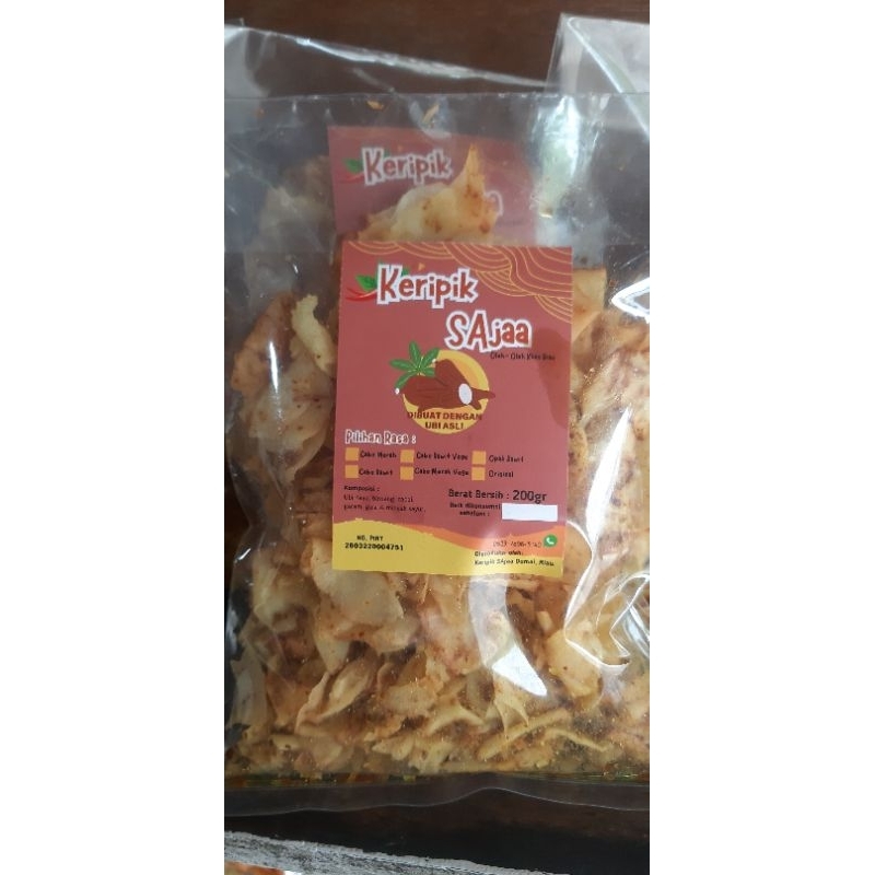 

Keripik singkong rempah original