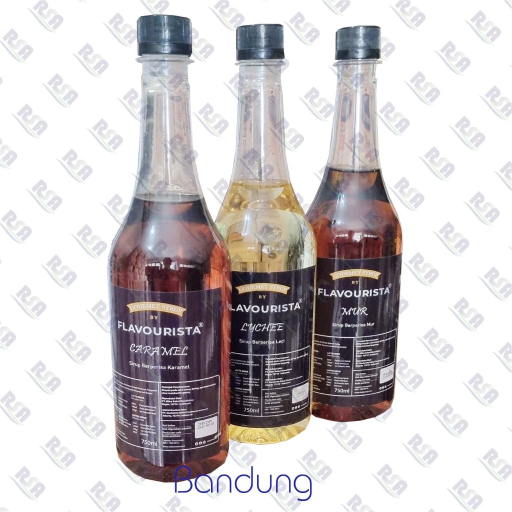 

Gourmet Sirup Flavourista Berbagai Rasa 750 ml