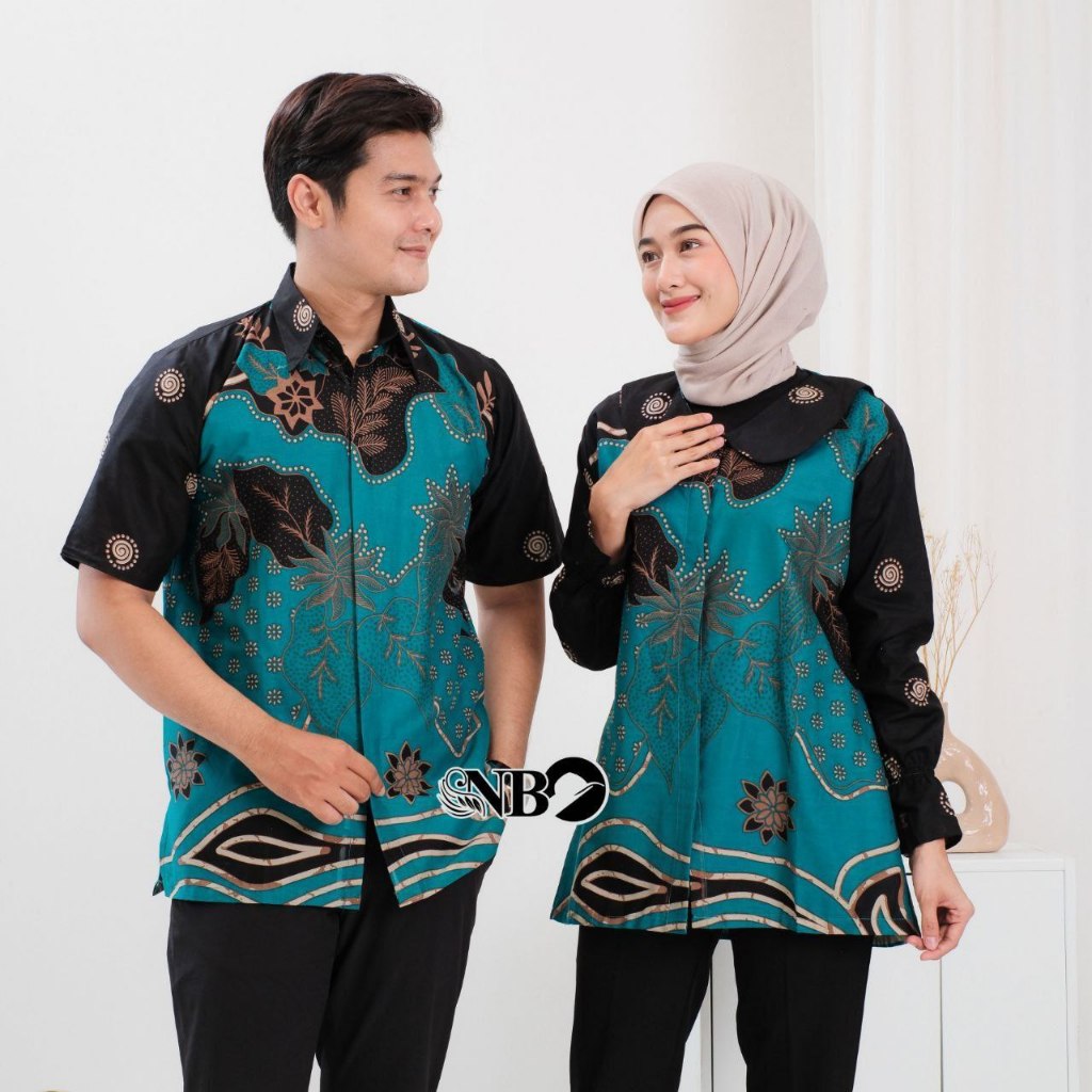Batik Sabrina Batik Couple Modern Atasan Blouse Batik Kerja Kantor Wanita