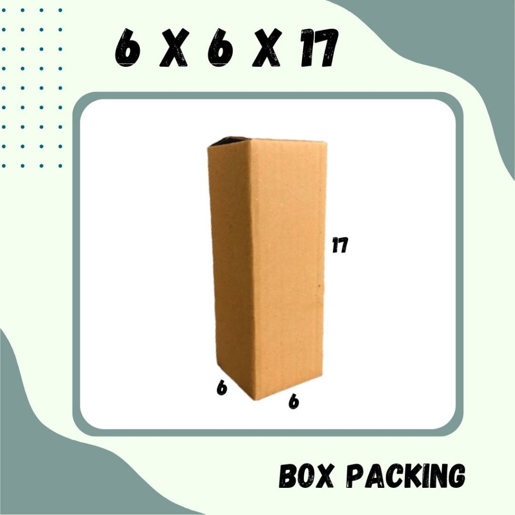

Karton 6x6x17 Kardus A1 Packing Dus Kotak Kemasan Box Aksesoris Souvenir Sparepart Obat Madu
