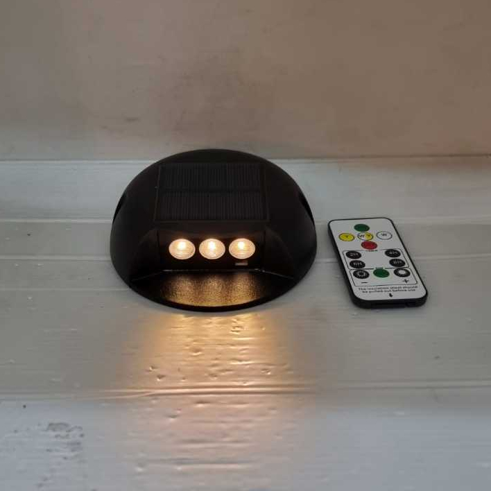 Lampu Lantai Solar Cell 6w Solar Led Lampu Lantai Solar Taman 6 Watt 3 Mata