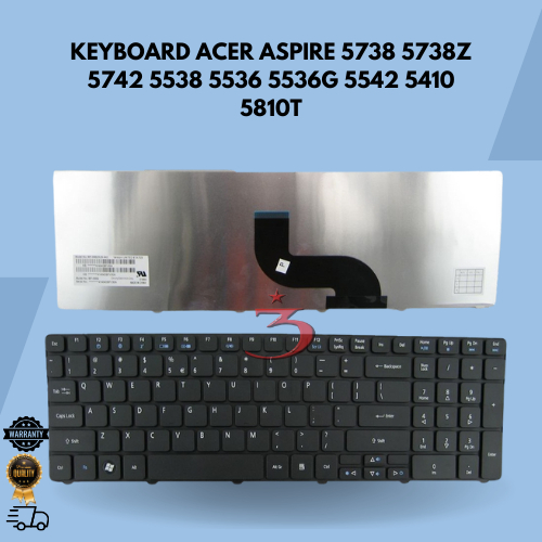 Keyboard Acer Aspire 5810. 5810T. 5738Z. 5742. 5538. 5536. 5536G. 5542. 5410