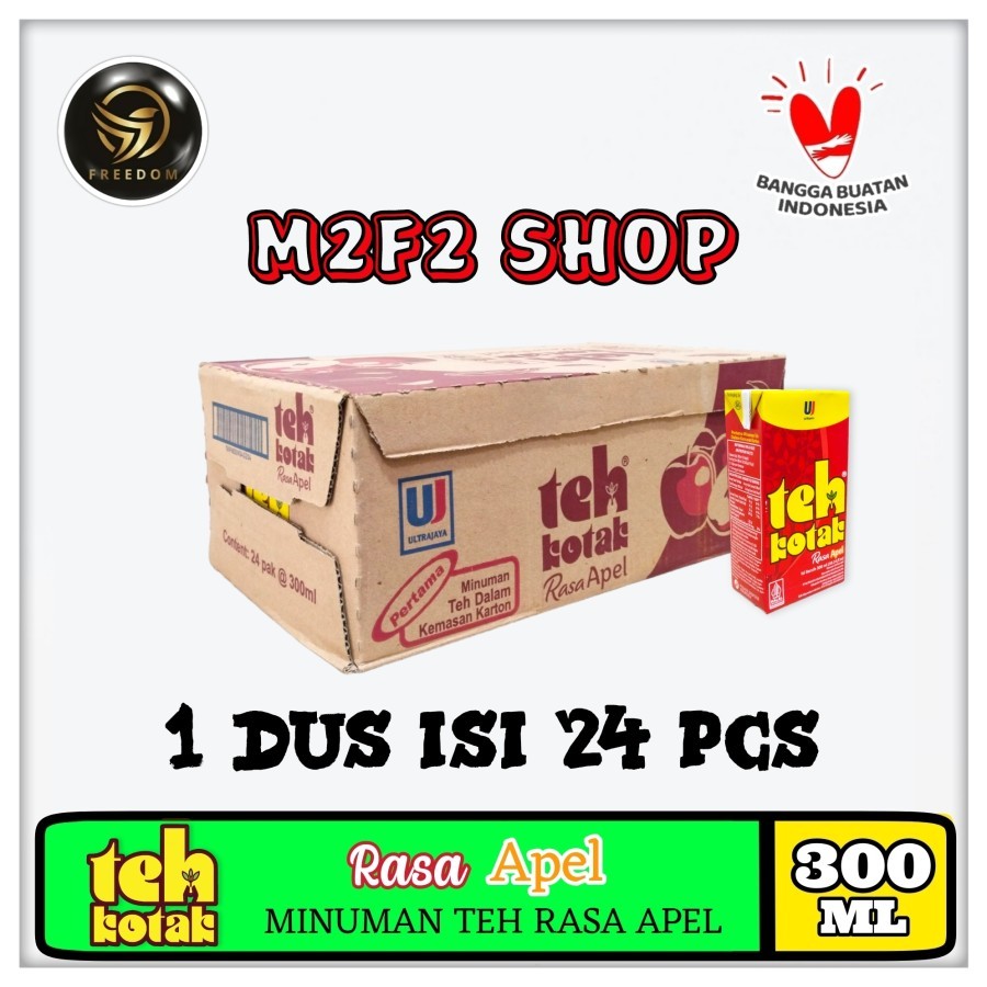 

Teh Kotak Ultra Rasa Apel | Apple Tea - 300 ml (Kemasan Karton)