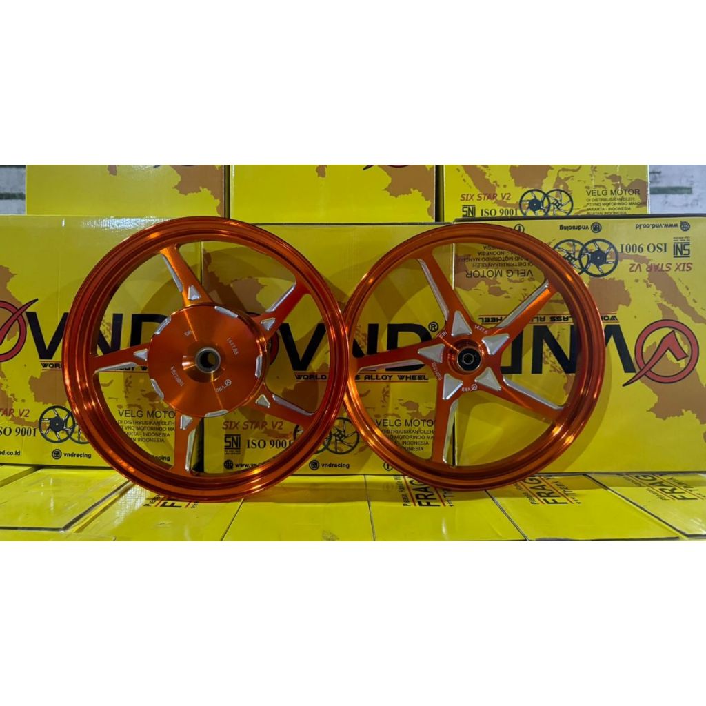 VELG RACING VND AK 55 V3 ORIGINAL RING 14 MOTOR BEAT | VARIO | SCOOPY | GENIO | VND AK55 V3 ORIGINAL