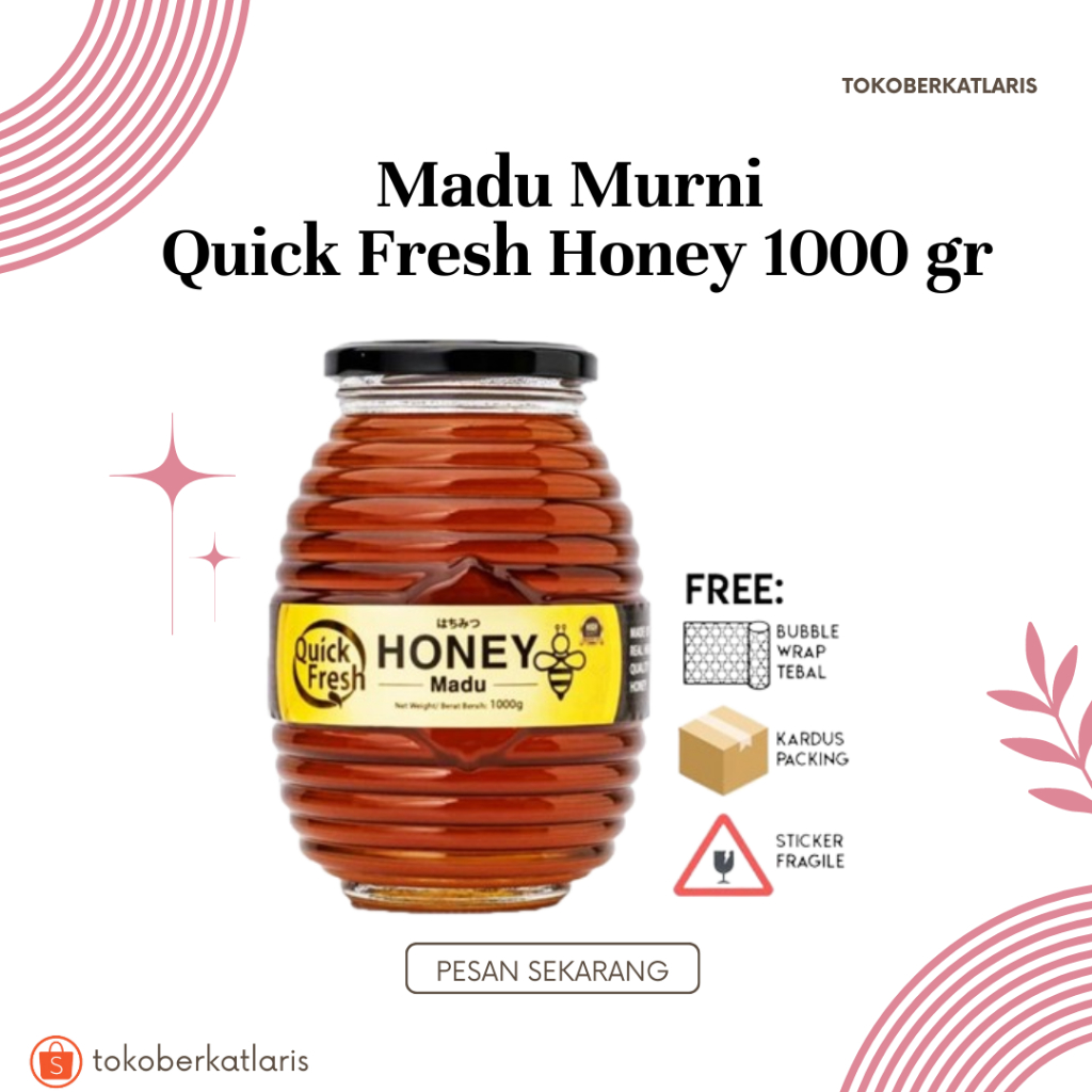 

Madu Murni Quick Fresh Honey 1000 gr