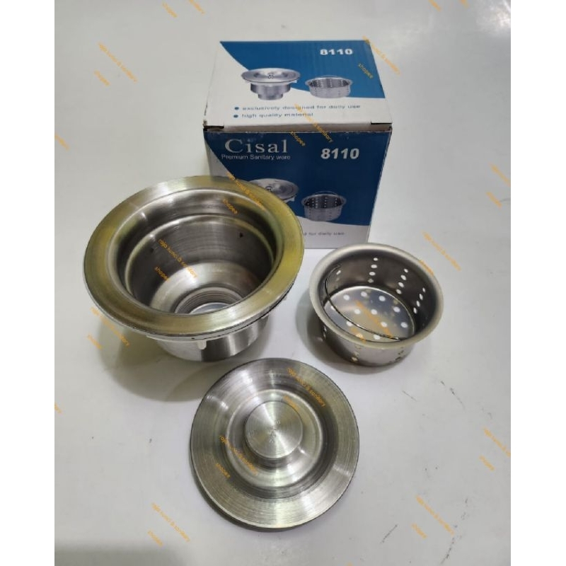 CISAL - Afur BCP Saringan Bak Cuci Piring Stainless 4" Inch