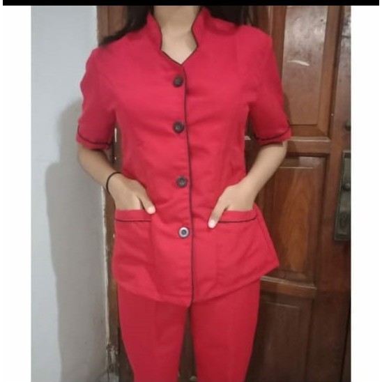 PFF02 BAJU SERAGAM BABY SISTER / BAJU JAGA / NANNY UNIFROM