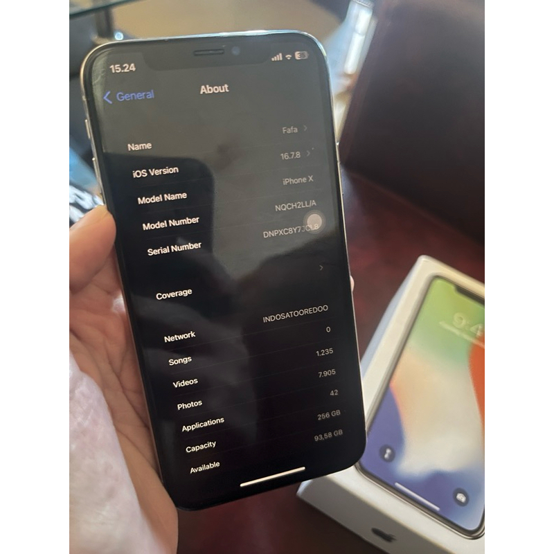 iphone x 256 gb inter second