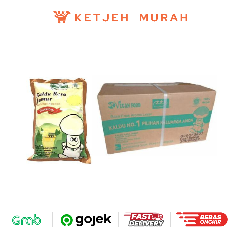 

Totole Kaldu Jamur 400 Gram 1 Dus isi 20 Pcs
