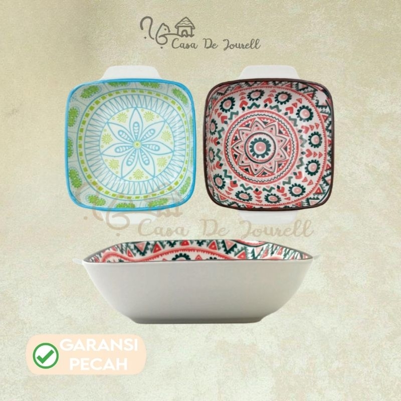 [X27-20] Basi KP Segi 8" Motif/Keramik/Basi aesthetic/Basi cantik/Basi warna