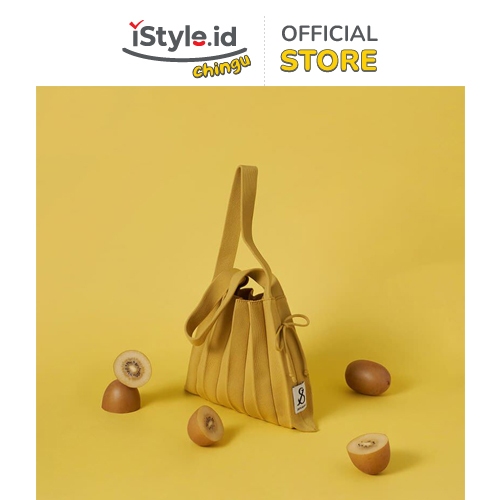 JOSEPH AND STACEY LUCKY PLEATS KNIT S - GOLD KIWI