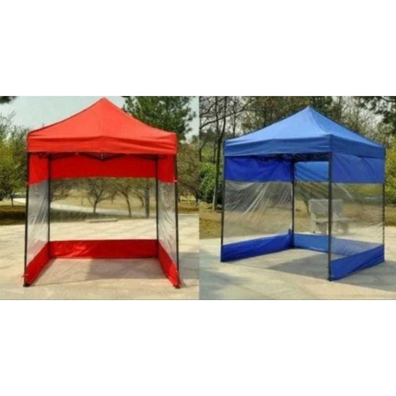 TENDA LIPAT 2X2 tambah Dinding